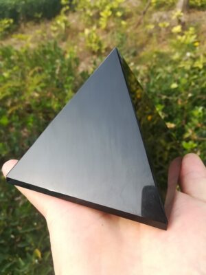 Black Obsidian pyramid