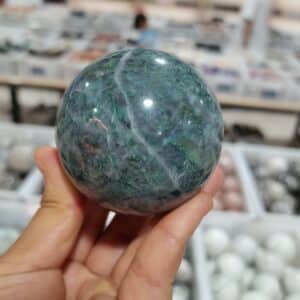 Dioptase crystal sphere