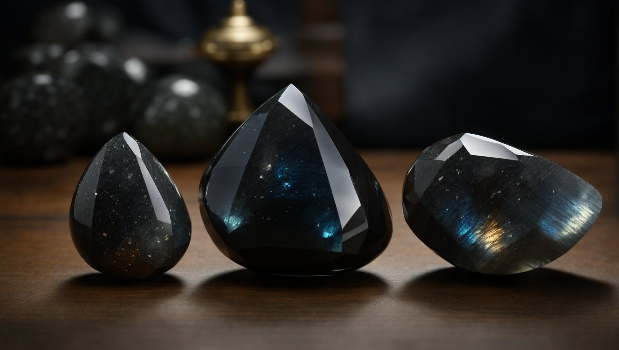 Black Moonstone Properties - image of black moonstone crystal