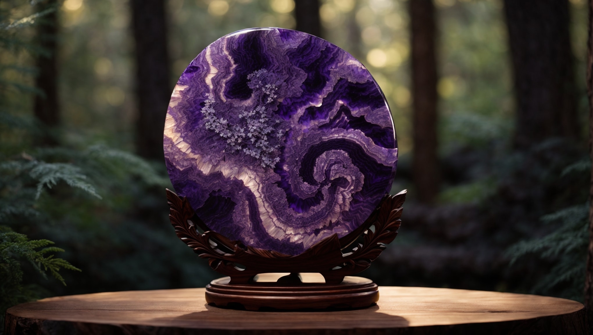 Swirling purple Charoite properties