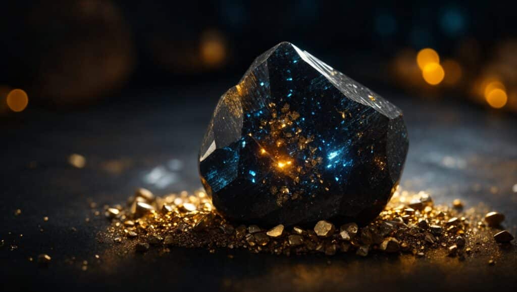 The Nuummite meaning is the Sorcerer's Stone because of the foresight and intuitive Nuummite properties.
