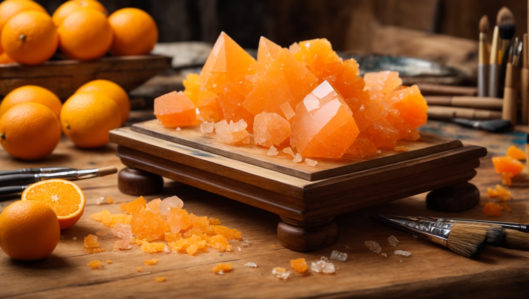 Vibrant Orange Calcite properties