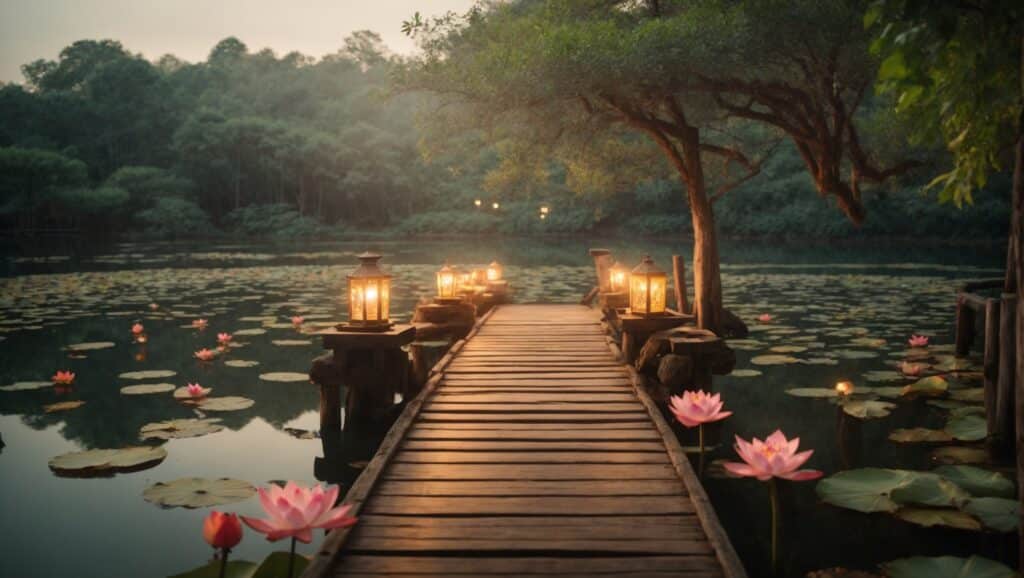 A tranquil bridge that can become your path to self discovery.