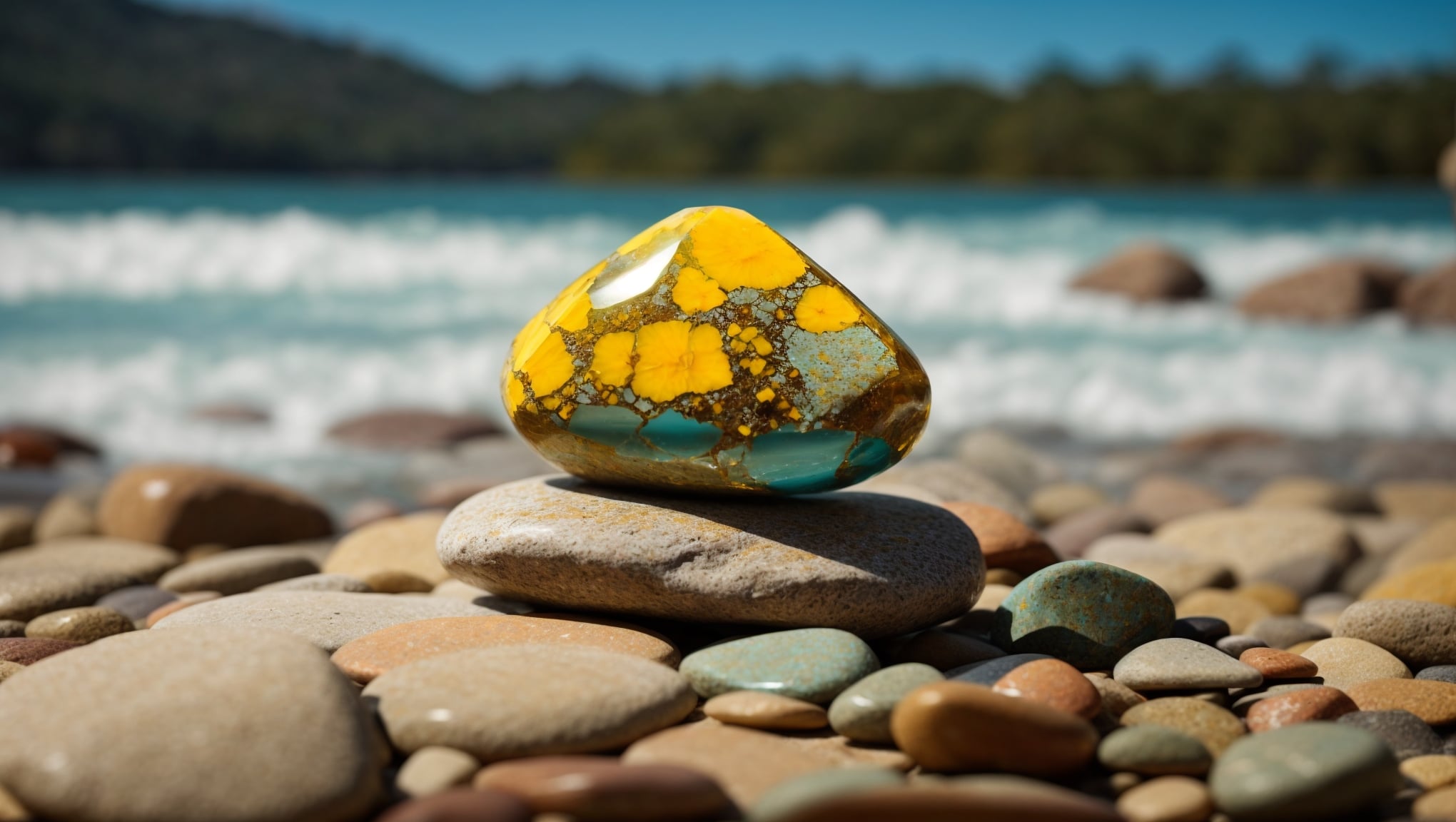 Yellow-green patterns of Yellow Turquoise properties