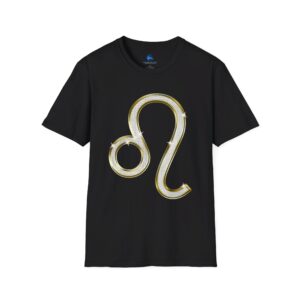 Leo Glyph t-shirt featuring the Leo symbol from astrology