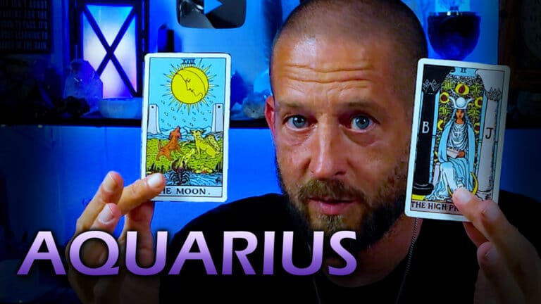 Aquarius December 2024 tarot love reading by Allen Hill of Unknown Truth Tarot.