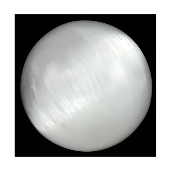 3" Selenite gazing ball