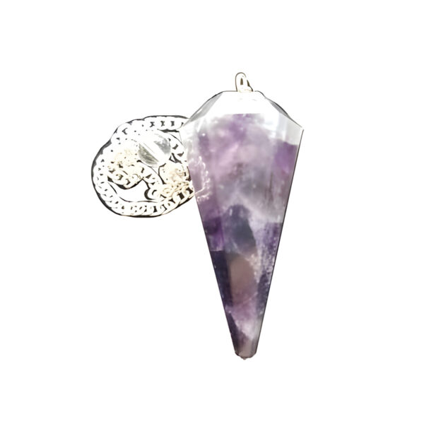 6-sided Amethyst pendulum