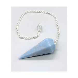 6-sided Angelite pendulum