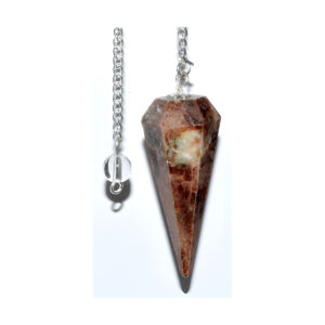 6-sided Garnet pendulum