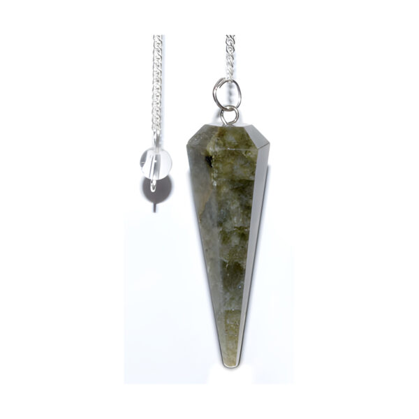 6-sided Labradorite pendulum