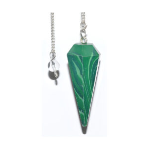 6-sided Malachite pendulum