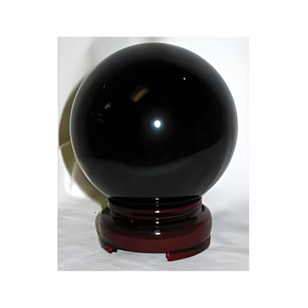 80mm Black gazing ball