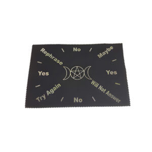 8"x12" Triple Moon Pentagram pendulum mat (slight imperfection)