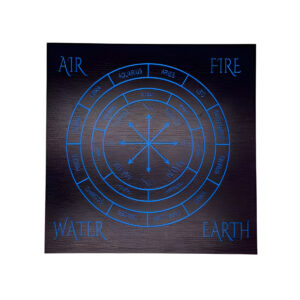 8"x8" Blue Zodiac pendulum board