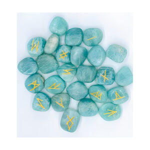 Amazonite rune set