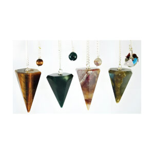 Assorted Faceted 6 side pendulum