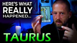 Taurus February 2025 tarot love reading by Allen Hill of Unknown Truth Tarot.