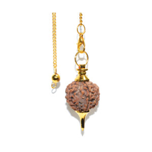 Gold Rudraksha pendulum