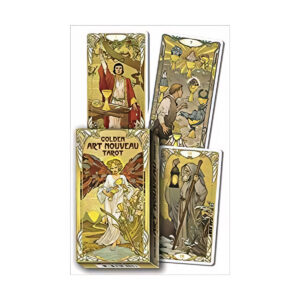 Golden Art Nouveau tarot