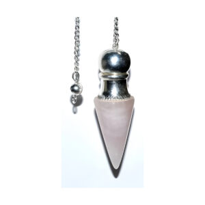 Rose Quartz chambered pendulum