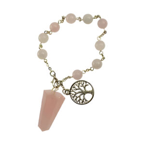 Rose Quartz pendulum bracelet