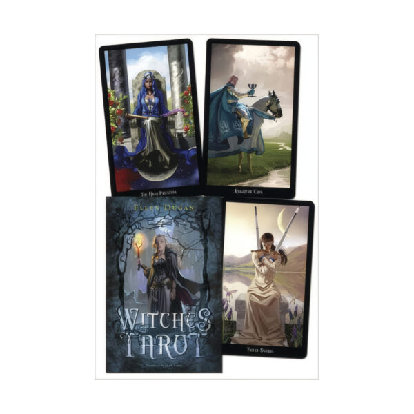 Witches tarot deck & book by Ellen Dugan