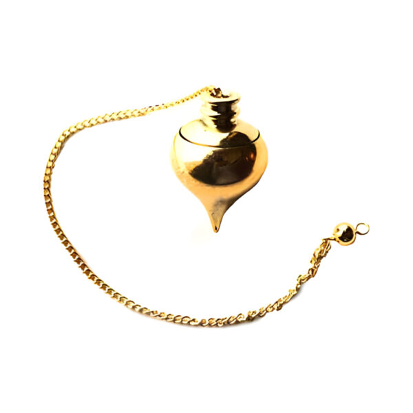 gold plated pendulum w Compartment