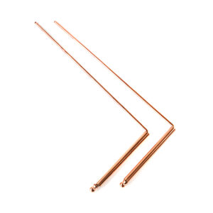 (set of 2) 9 1/4" x 4 1/2" copper Drowsing Rod